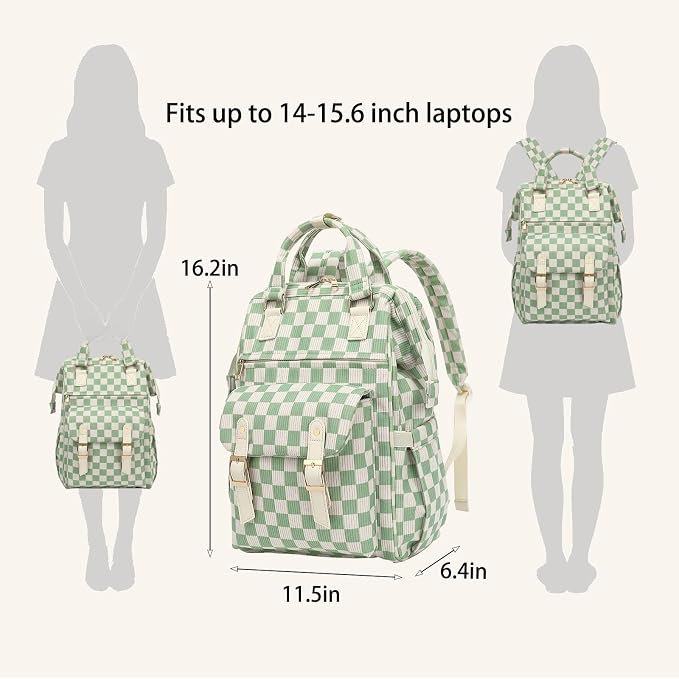Corduroy Checkered Green