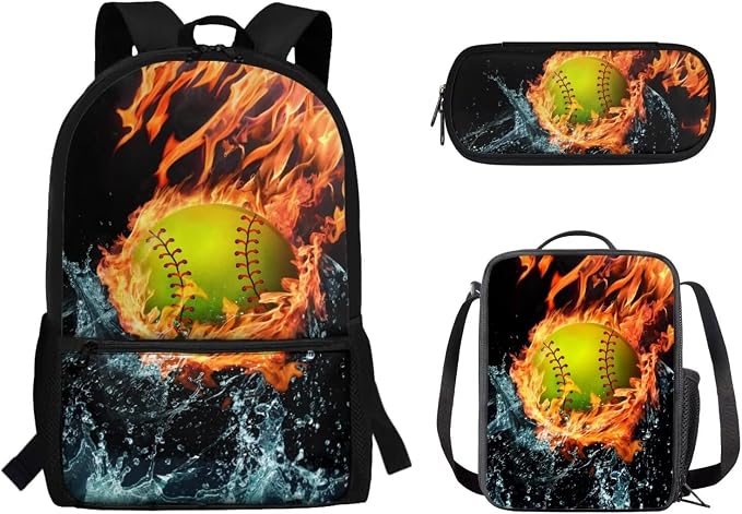 Baseball Water Fire
