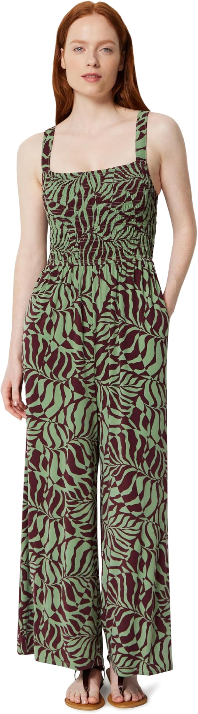 Sage Green Abstract Palms