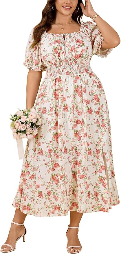 White Pink Floral
