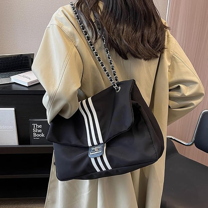 #G Black Tote Bags for Women