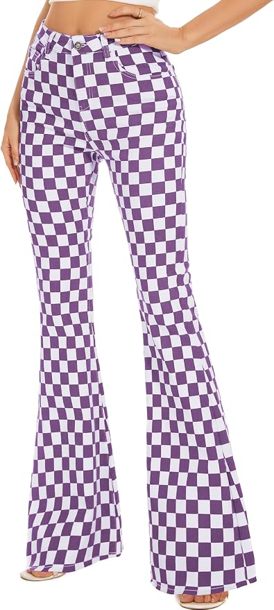Deep Purple Checkered