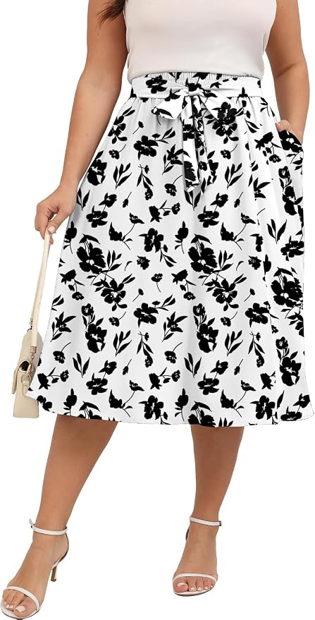 White Black Flower