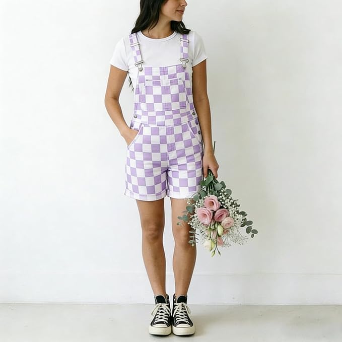 Purple Checkered