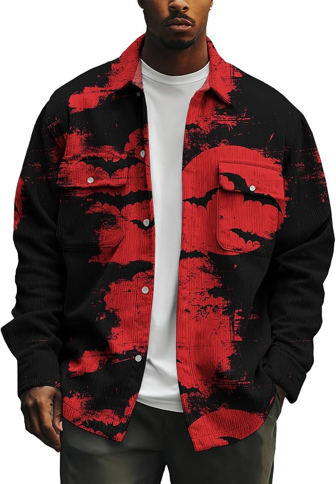Bat Moon Red