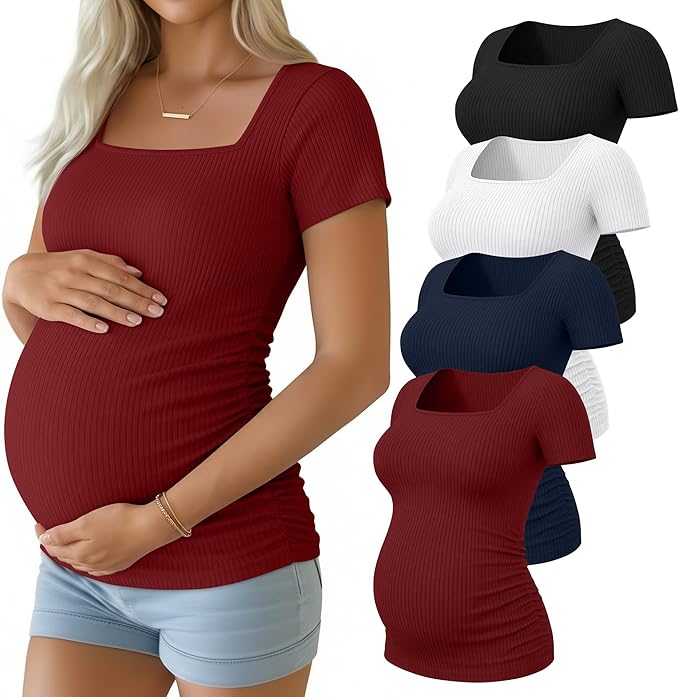 Black, White, Navy Blue, Wine Red