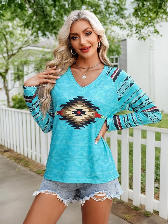 Turquoise Aztec