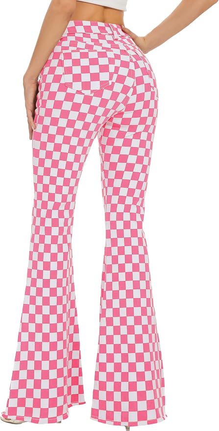 Pink and White Plaid