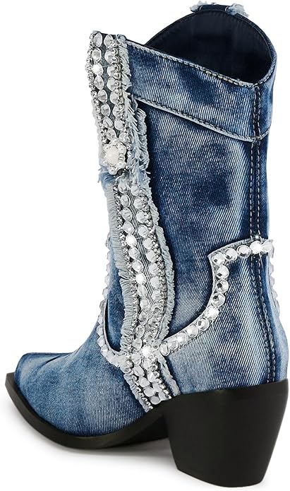 Blue Rhinestones