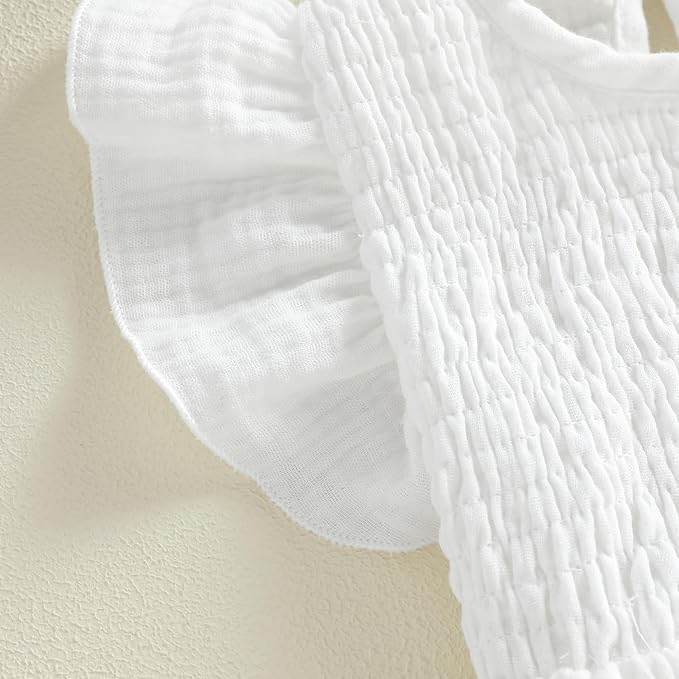 Smocked White