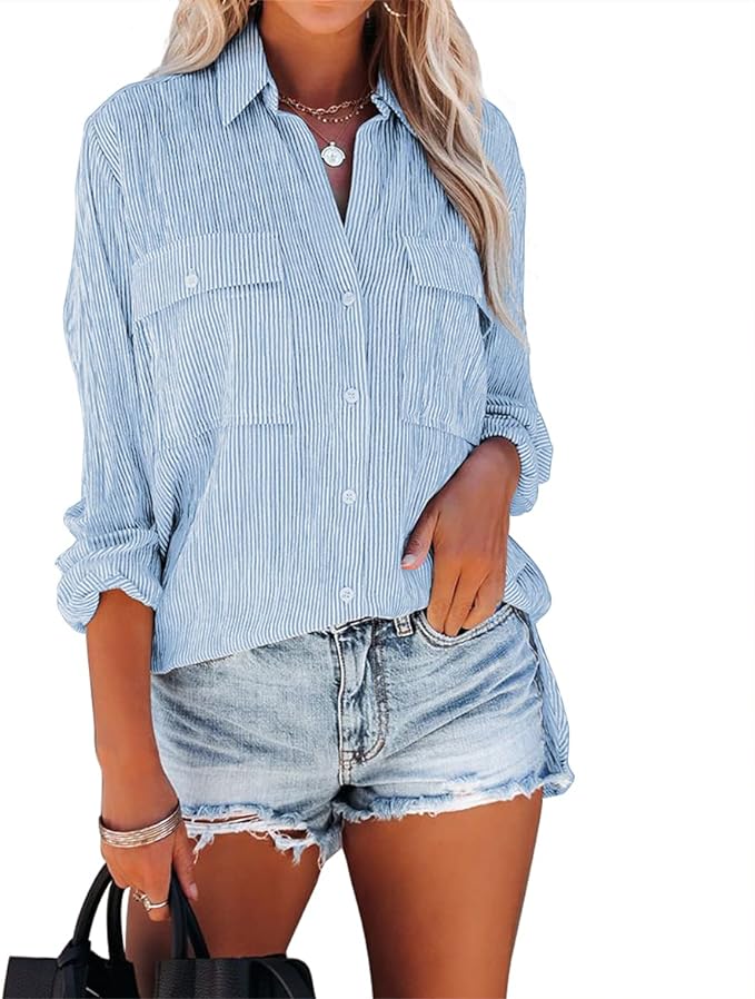 Pinstripe Blue