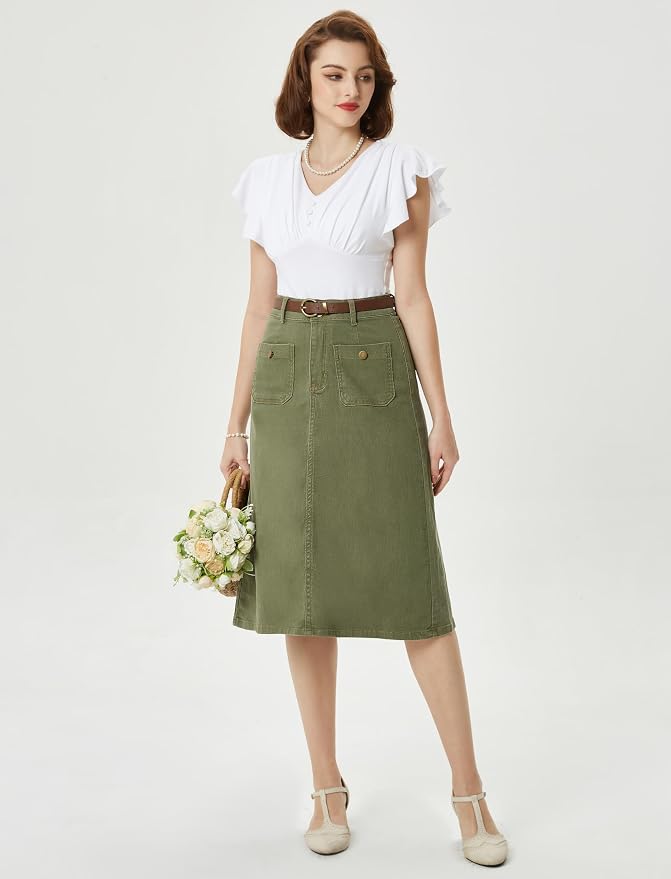 Army Green Denim