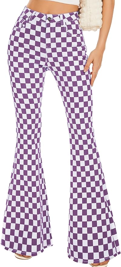 Deep Purple Checkered