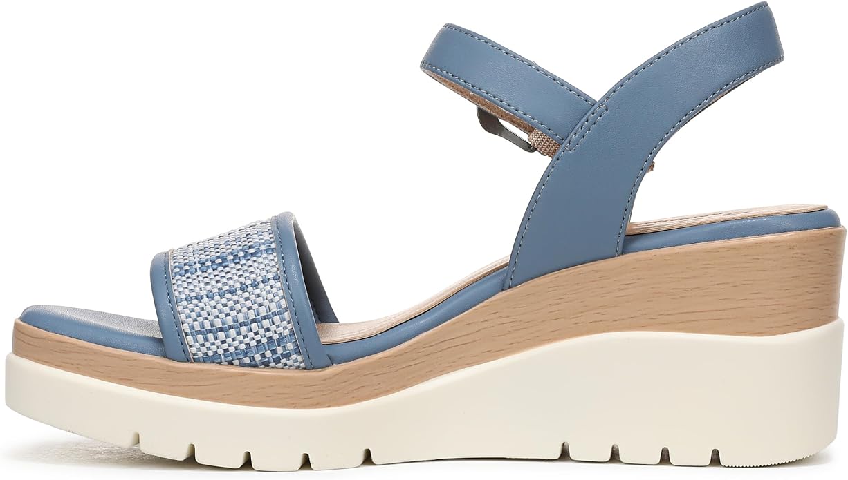 Blue Faux Raffia