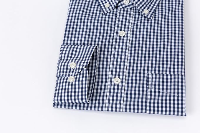 Navy White Check 430