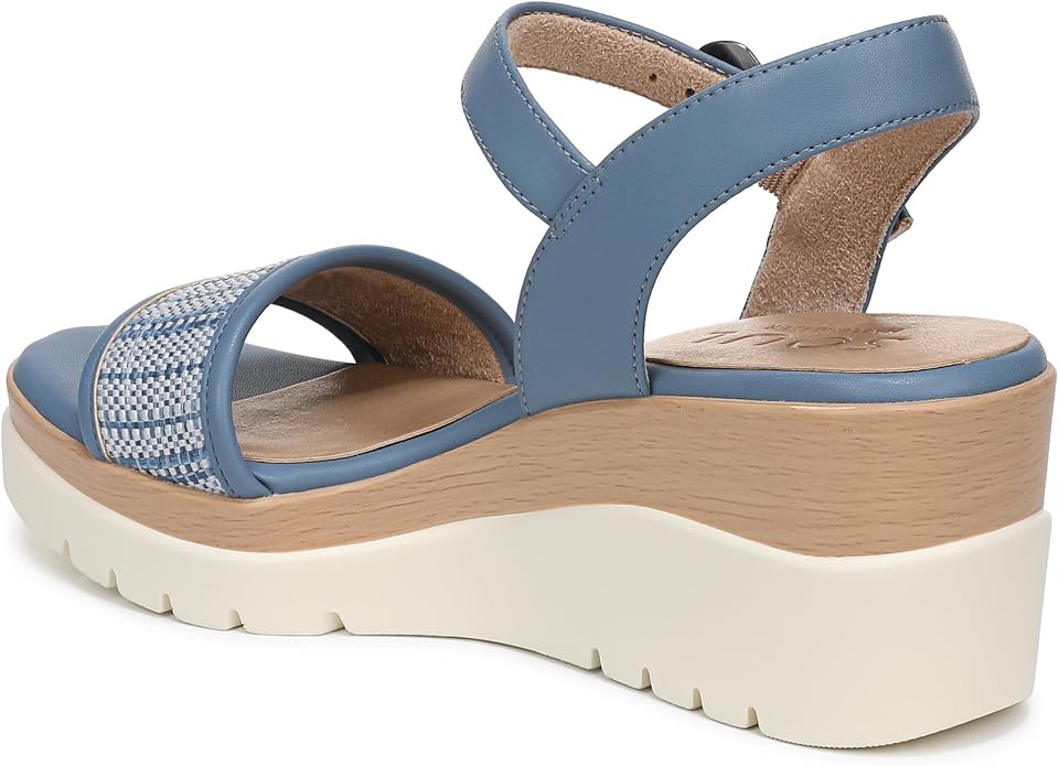 Blue Faux Raffia