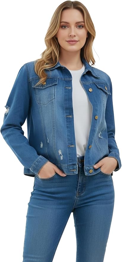 Blue Boyfriend Denim Jacket