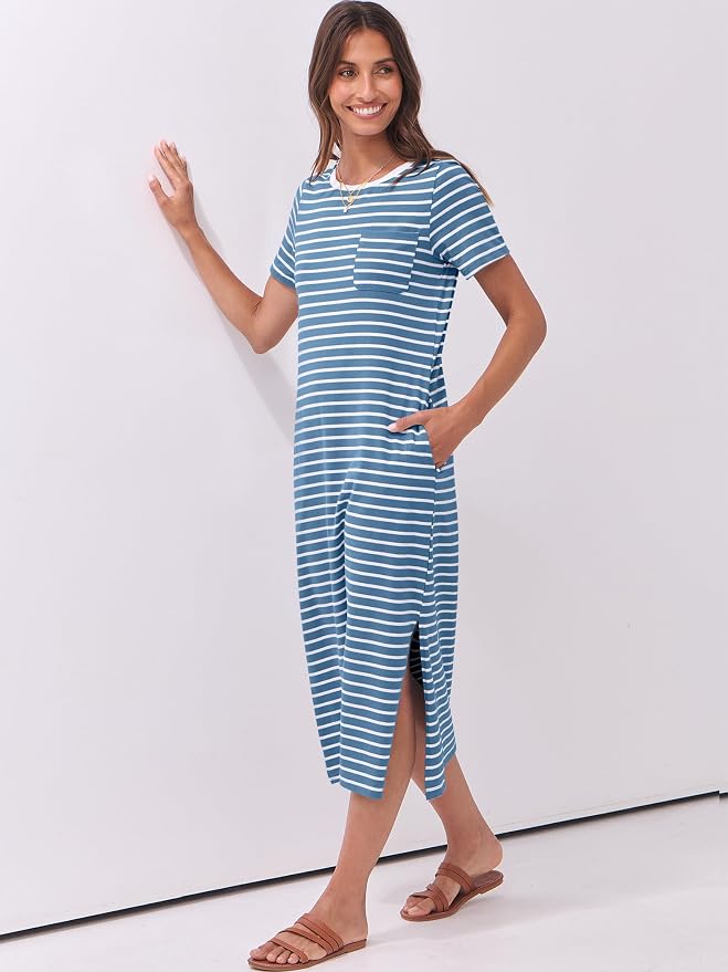 Sky White Stripe