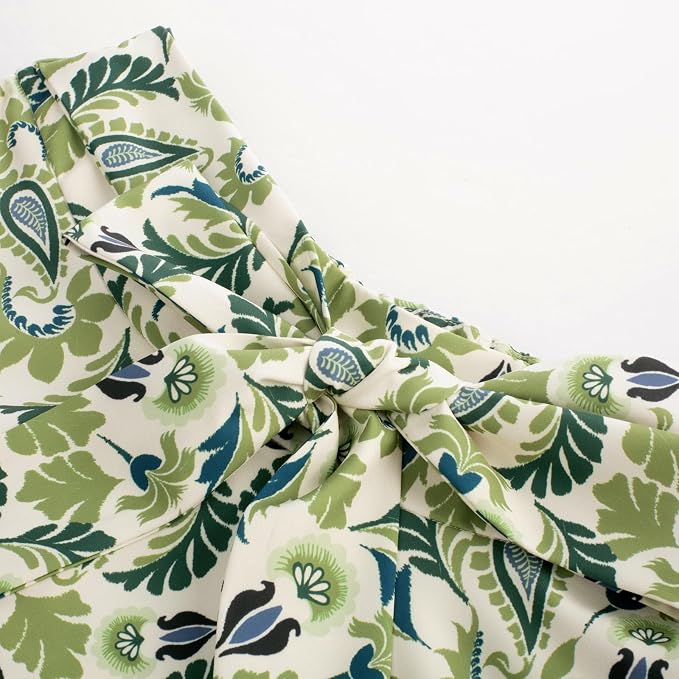 Green Printed Pattern