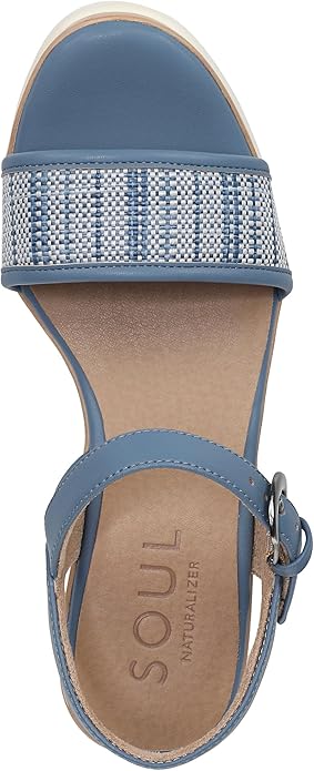 Blue Faux Raffia