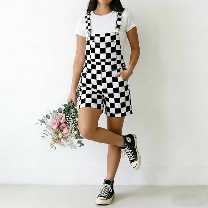 Black White Checkered