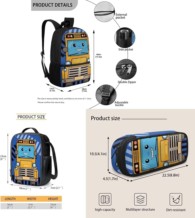 Cartoon School Bus