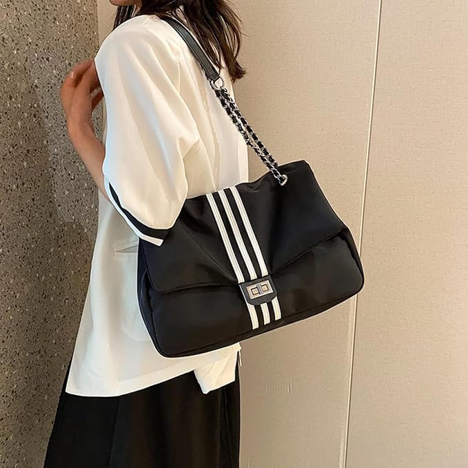 #G Black Tote Bags for Women