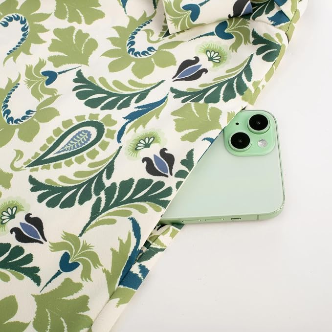 Green Printed Pattern