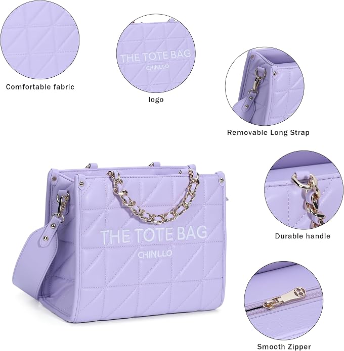 Purple-quilted
