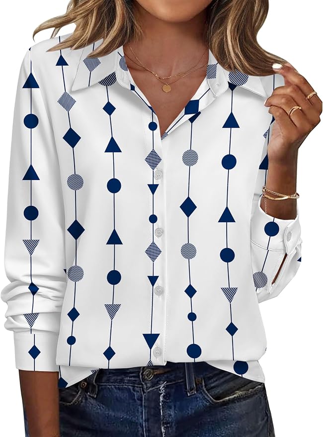 Geometric White 599