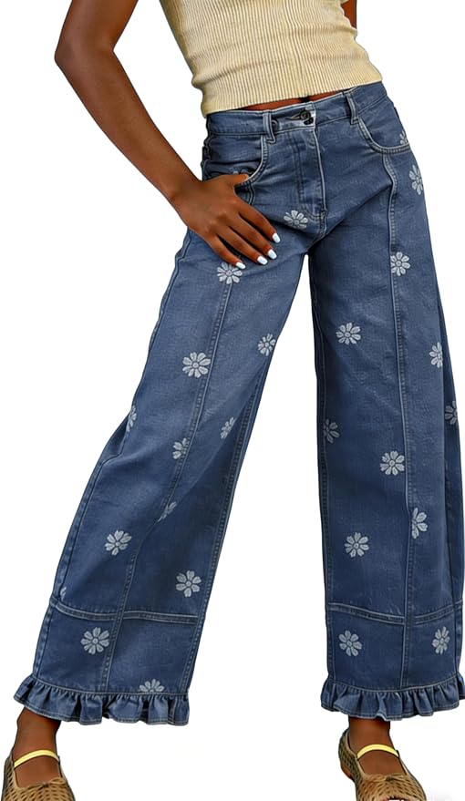 Dark Blue Floral