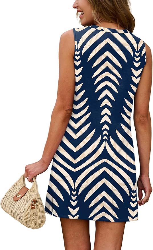 Blue Apricot Stripe