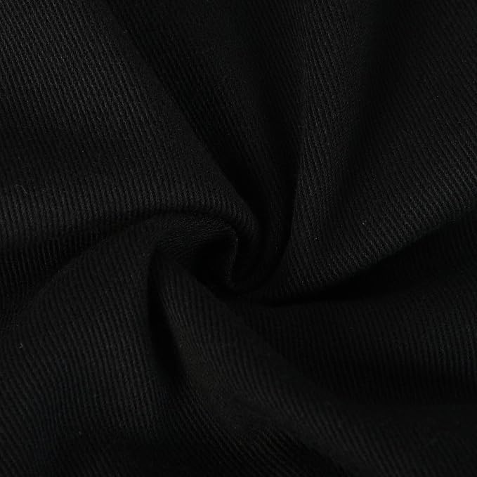 04#casual Jean Jumpsuit Romper-black