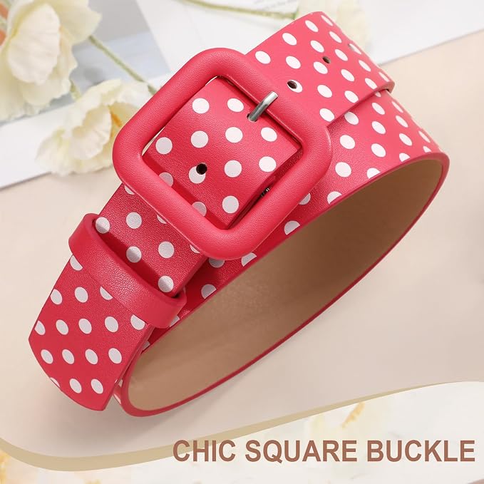 White Dots Rose Pink
