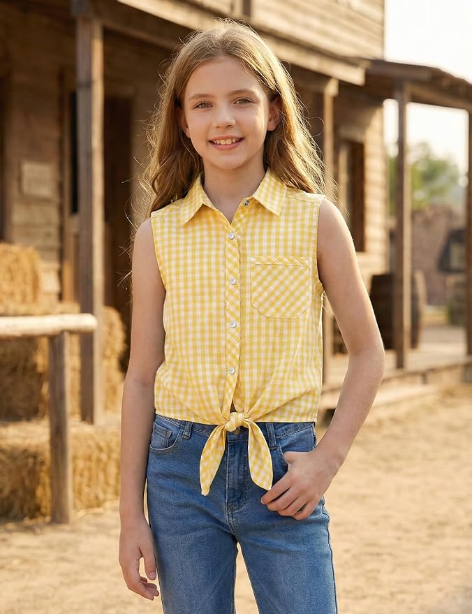 Snap Yellow Check Gingham