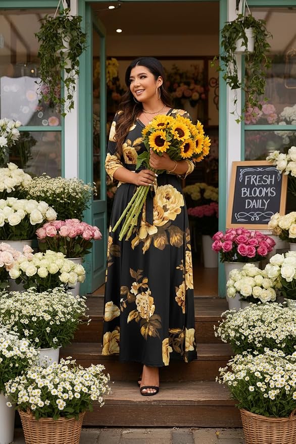 5-gold Floral