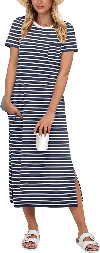 Blue White Stripe