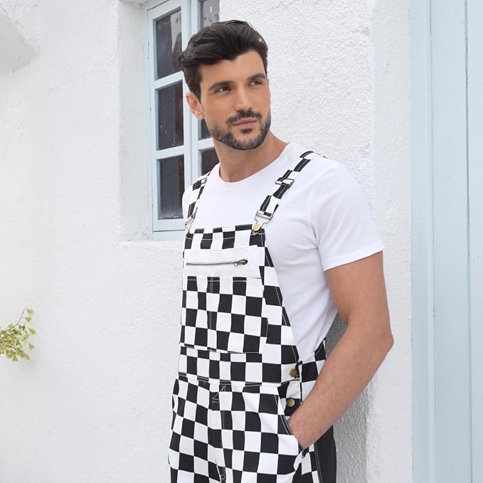 Black Overall-short