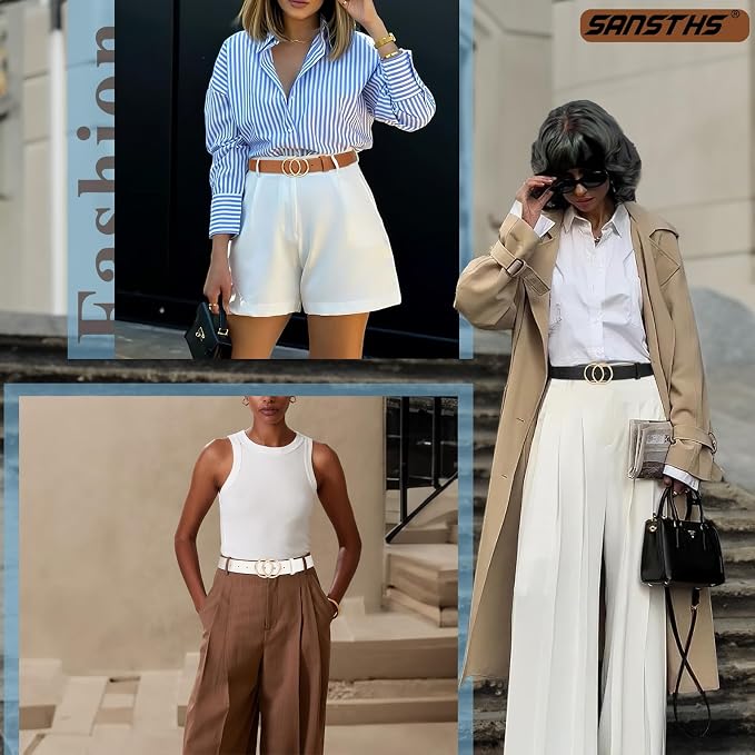 3 Pack-black+brown+white