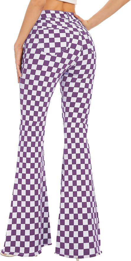 Deep Purple Checkered