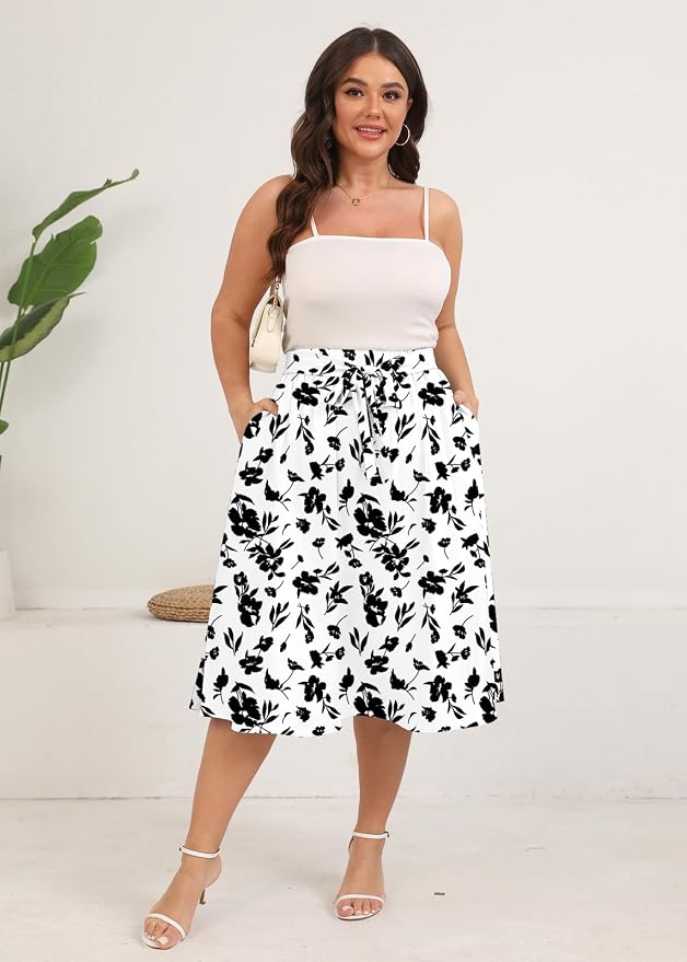 White Black Flower