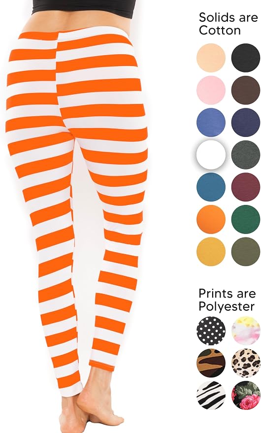 Orange White Stripes
