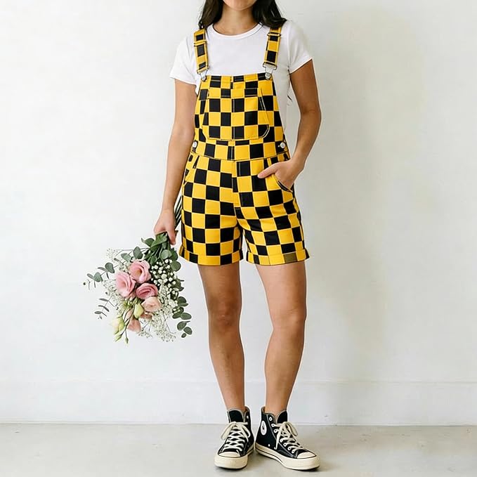 Yellow Black Checkered
