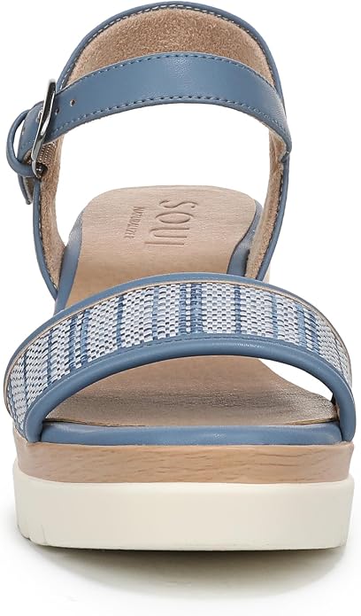 Blue Faux Raffia