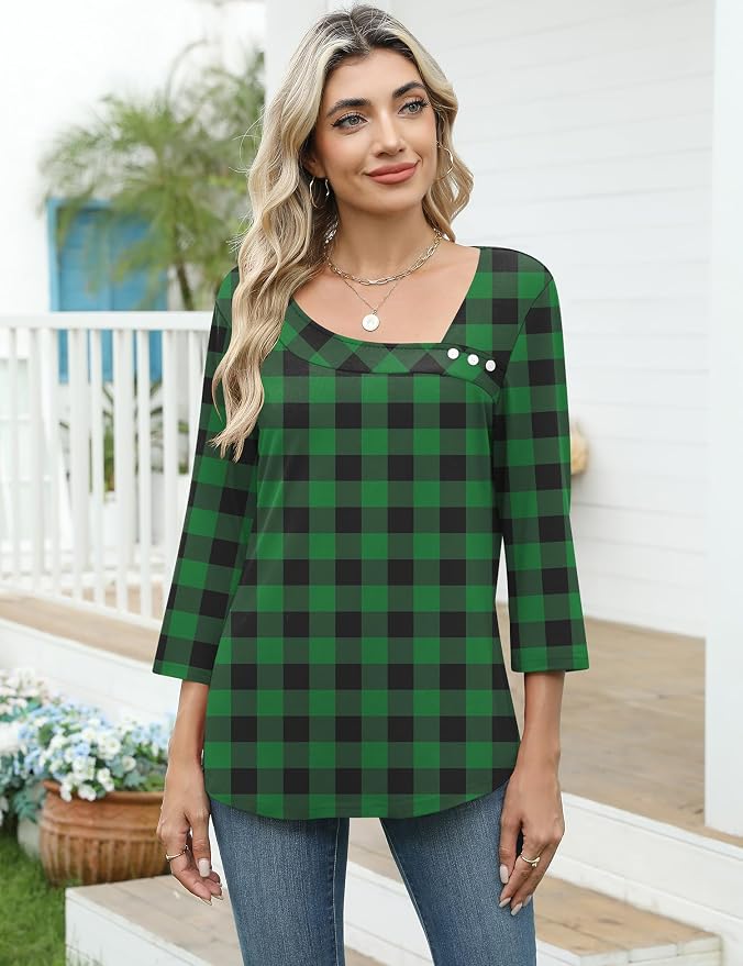 1-z-green Black Plaid