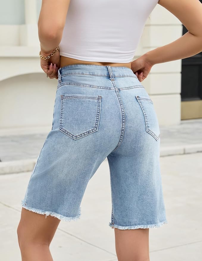 Light Blue-raw Hem