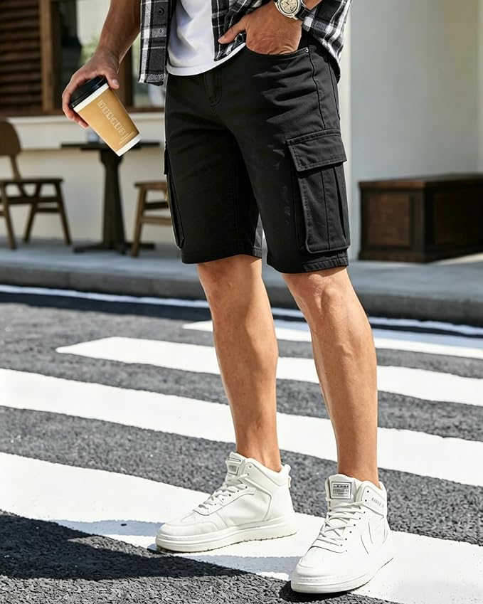 Black Flap Back Pocket