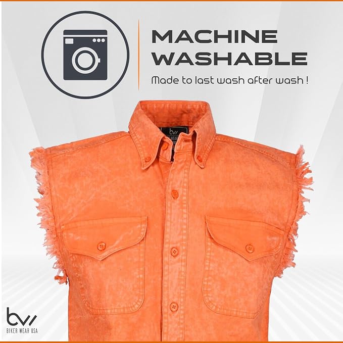 Stone Wash Orange