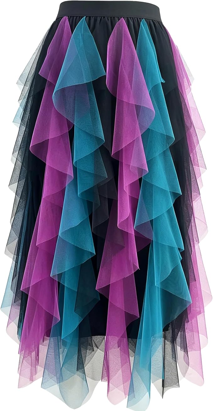 Black Teal Purple