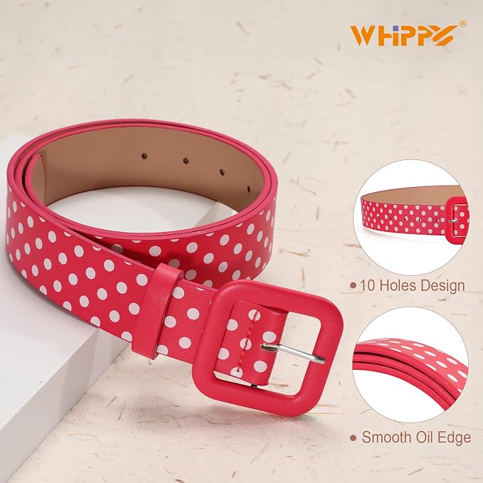 White Dots Rose Pink